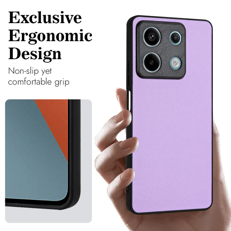 For Xiaomi Redmi Note 13 5G Global R20 Leather Pattern Phone Single Case