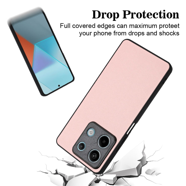For Xiaomi Redmi Note 13 5G Global R20 Leather Pattern Phone Single Case