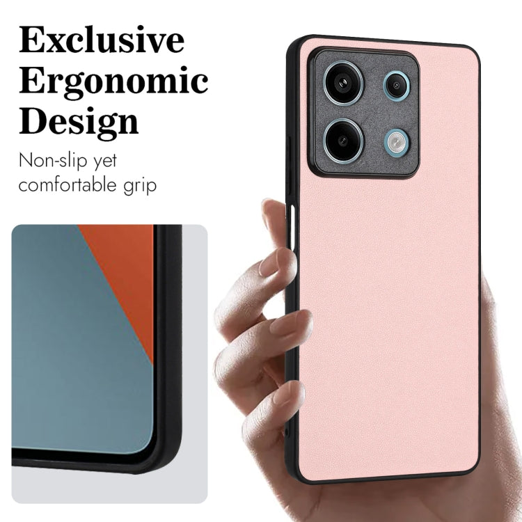 For Xiaomi Redmi Note 13 5G Global R20 Leather Pattern Phone Single Case