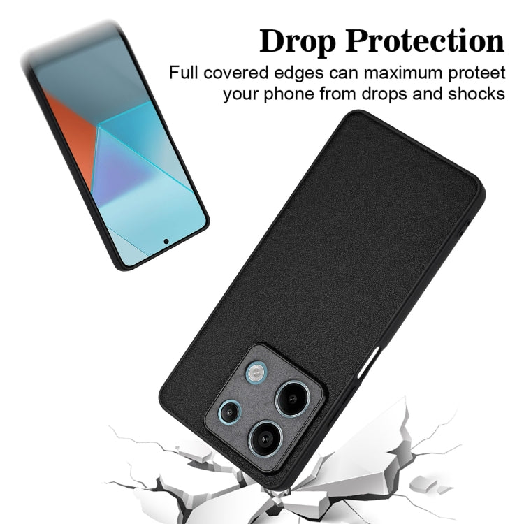 For Xiaomi Redmi Note 13 5G Global R20 Leather Pattern Phone Single Case