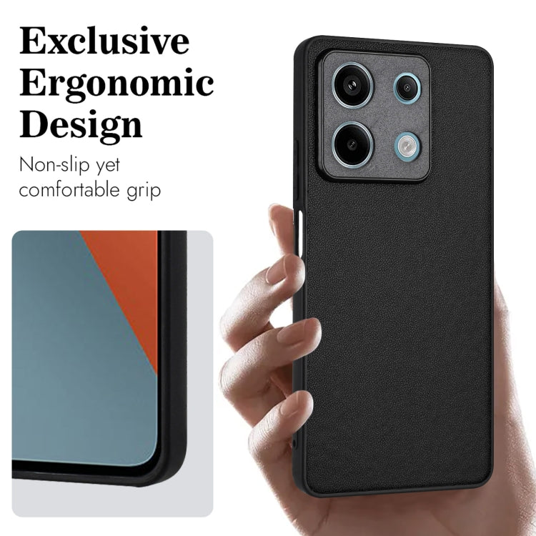 For Xiaomi Redmi Note 13 5G Global R20 Leather Pattern Phone Single Case