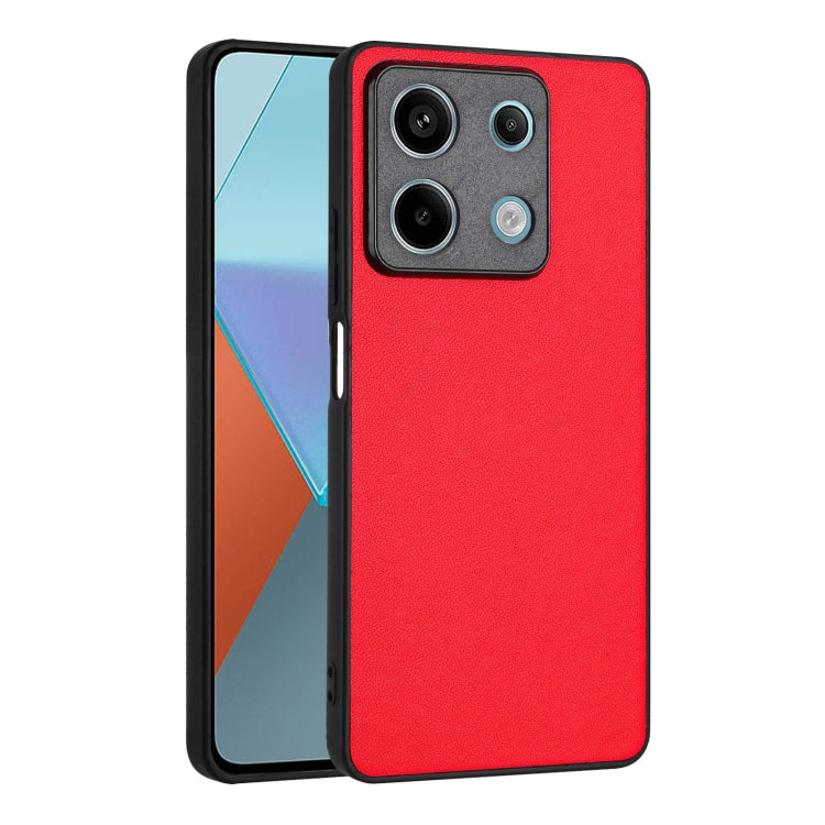 For Xiaomi Redmi Note 13 5G Global R20 Leather Pattern Phone Single Case