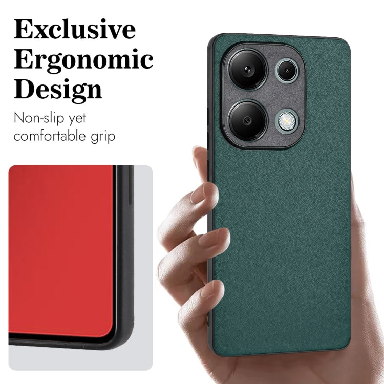 For Xiaomi Redmi Note 13 Pro 4G Global R20 Leather Pattern Phone Single Case