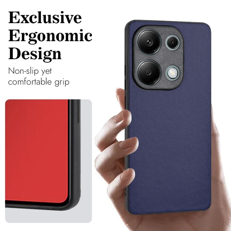 For Xiaomi Redmi Note 13 Pro 4G Global R20 Leather Pattern Phone Single Case