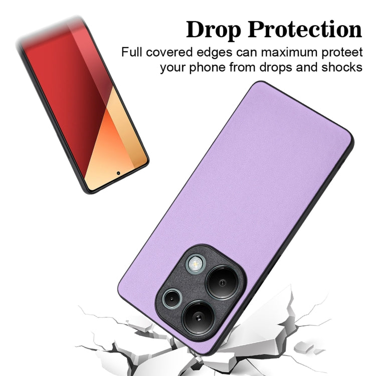For Xiaomi Redmi Note 13 Pro 4G Global R20 Leather Pattern Phone Single Case