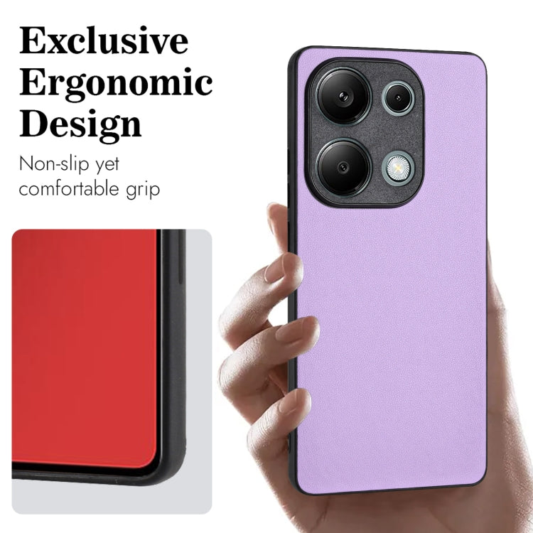 For Xiaomi Redmi Note 13 Pro 4G Global R20 Leather Pattern Phone Single Case