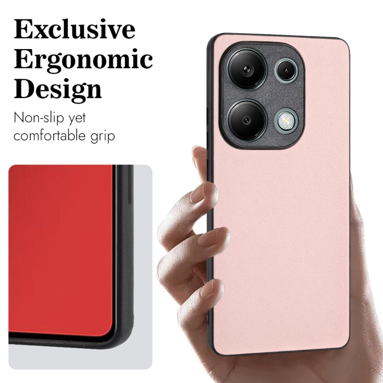 For Xiaomi Redmi Note 13 Pro 4G Global R20 Leather Pattern Phone Single Case