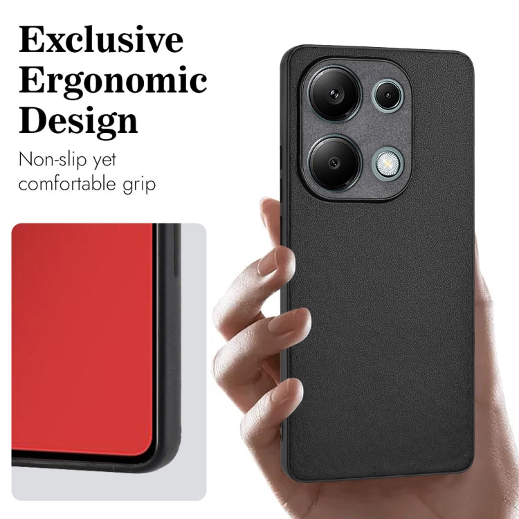 For Xiaomi Redmi Note 13 Pro 4G Global R20 Leather Pattern Phone Single Case