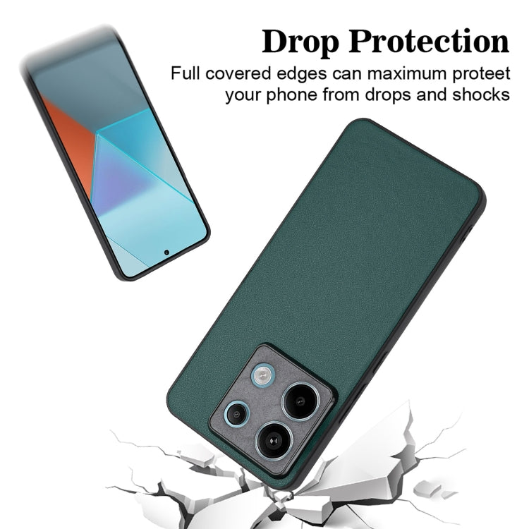 For Xiaomi Redmi Note 13 Pro 5G Global R20 Leather Pattern Phone Single Case