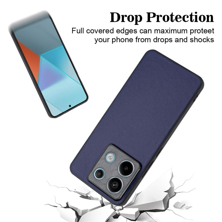 For Xiaomi Redmi Note 13 Pro 5G Global R20 Leather Pattern Phone Single Case