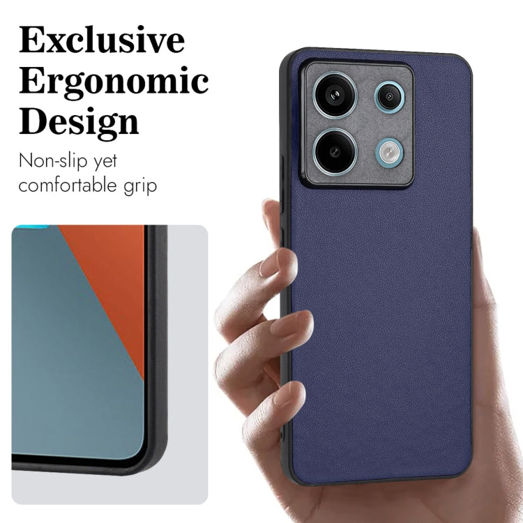 For Xiaomi Redmi Note 13 Pro 5G Global R20 Leather Pattern Phone Single Case