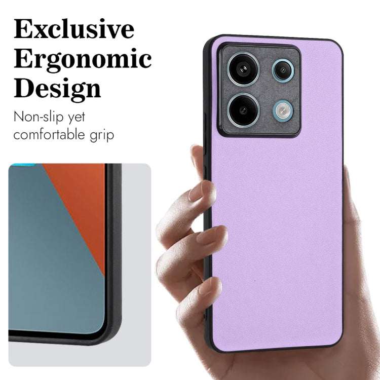 For Xiaomi Redmi Note 13 Pro 5G Global R20 Leather Pattern Phone Single Case