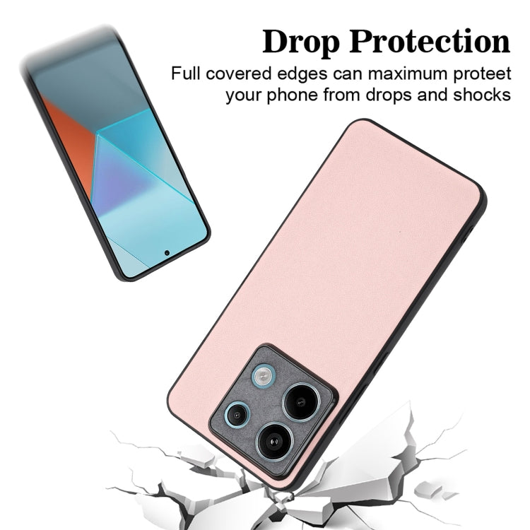 For Xiaomi Redmi Note 13 Pro 5G Global R20 Leather Pattern Phone Single Case