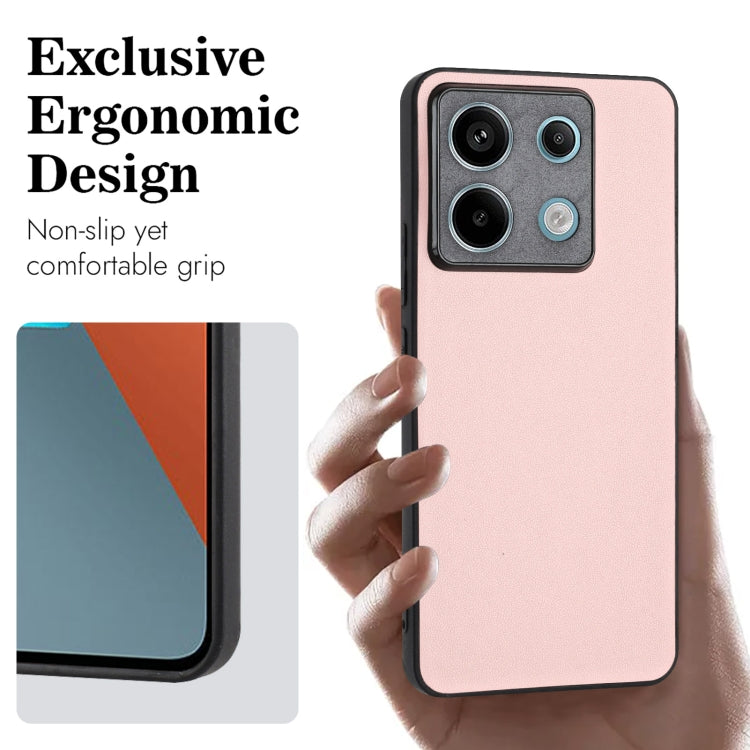 For Xiaomi Redmi Note 13 Pro 5G Global R20 Leather Pattern Phone Single Case
