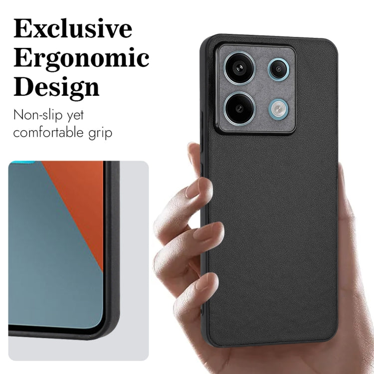 For Xiaomi Redmi Note 13 Pro 5G Global R20 Leather Pattern Phone Single Case