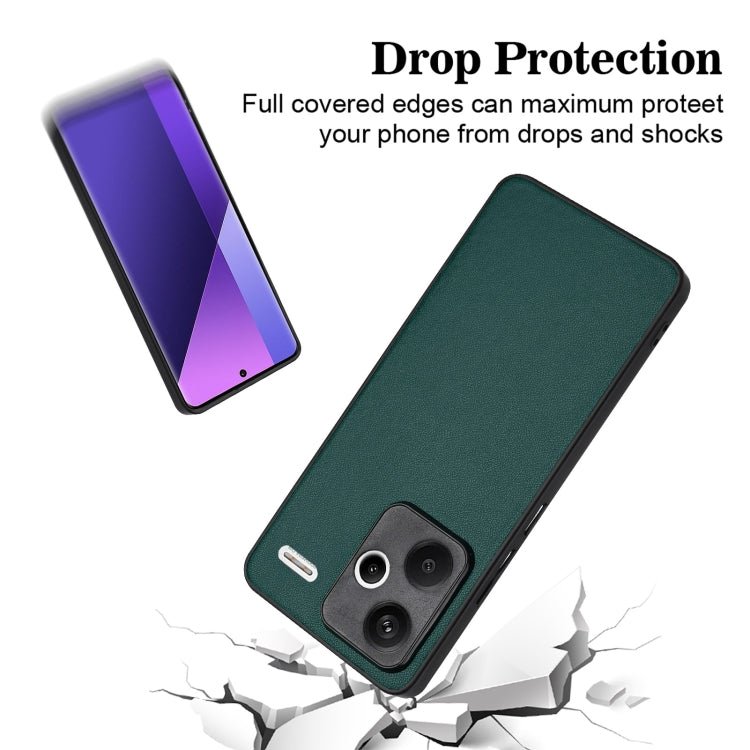 For Xiaomi Redmi Note 13 Pro+ Global R20 Leather Pattern Phone Single Case