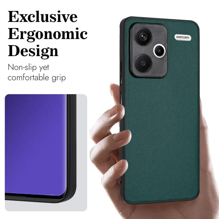 For Xiaomi Redmi Note 13 Pro+ Global R20 Leather Pattern Phone Single Case