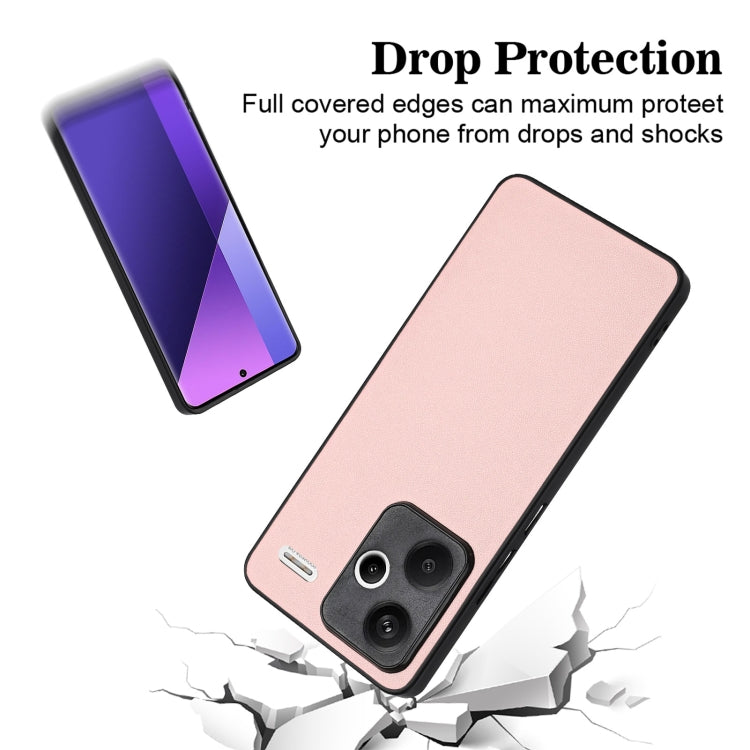 For Xiaomi Redmi Note 13 Pro+ Global R20 Leather Pattern Phone Single Case