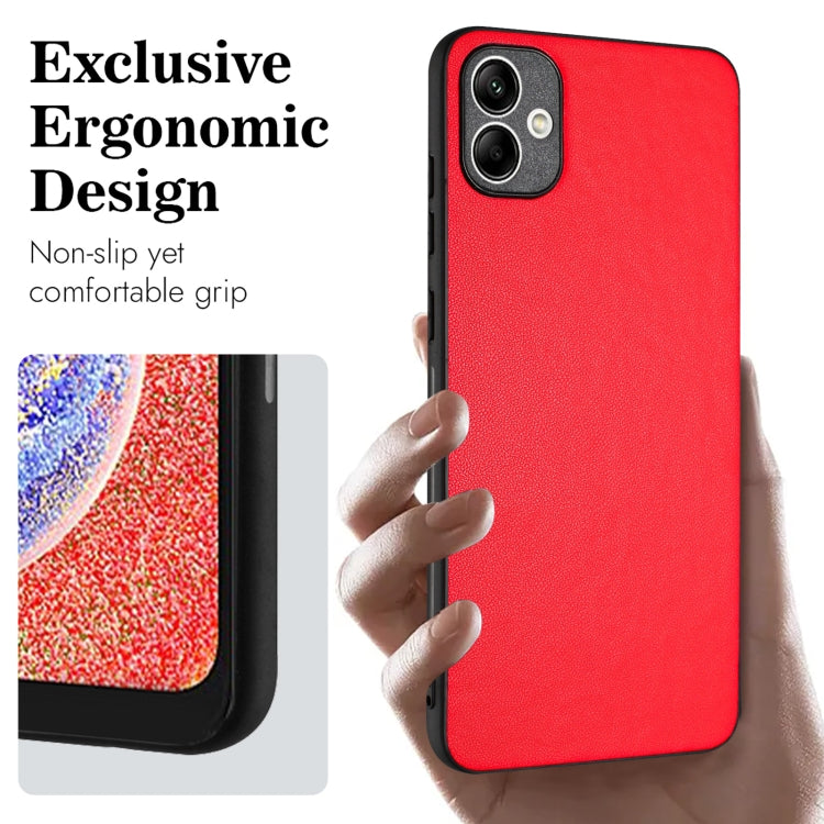 For Samsung Galaxy A04 4G R20 Leather Pattern Phone Single Case
