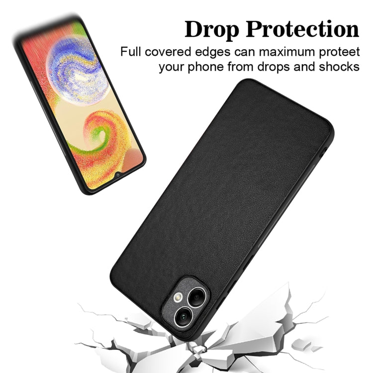 For Samsung Galaxy A04e 4G/M04 4G/F04 4G R20 Leather Pattern Phone Single Case