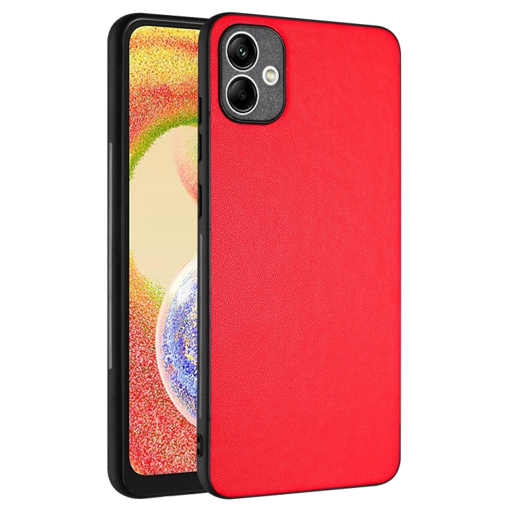 For Samsung Galaxy A04e 4G/M04 4G/F04 4G R20 Leather Pattern Phone Single Case