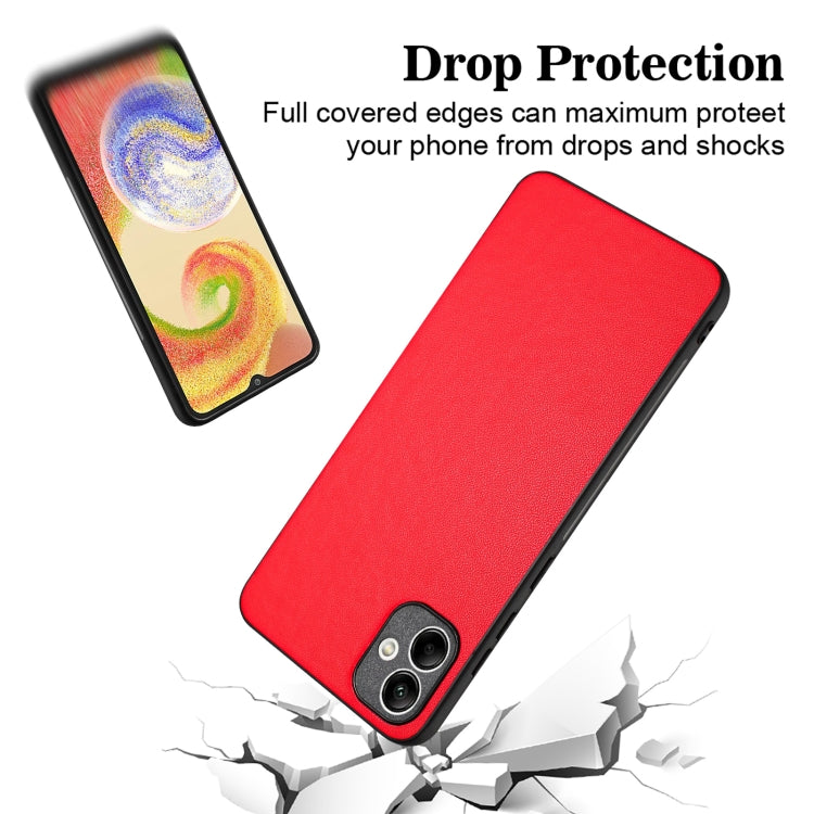 For Samsung Galaxy A05 4G Global R20 Leather Pattern Phone Single Case