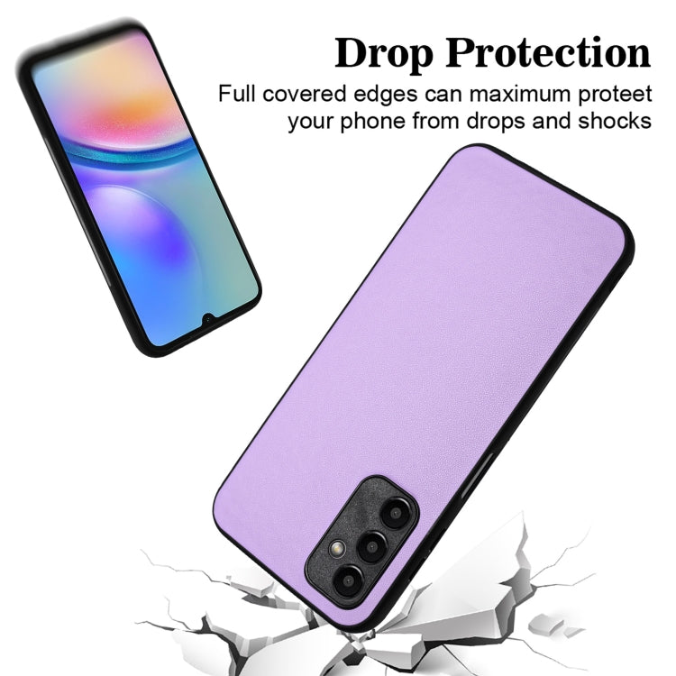 For Samsung Galaxy A05s 4G Global R20 Leather Pattern Phone Single Case