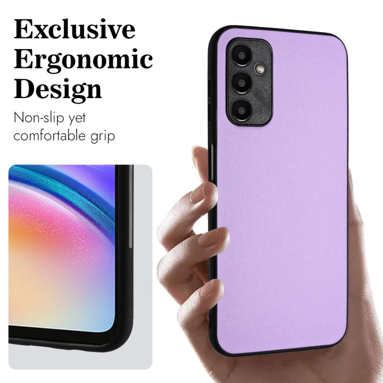 For Samsung Galaxy A05s 4G Global R20 Leather Pattern Phone Single Case