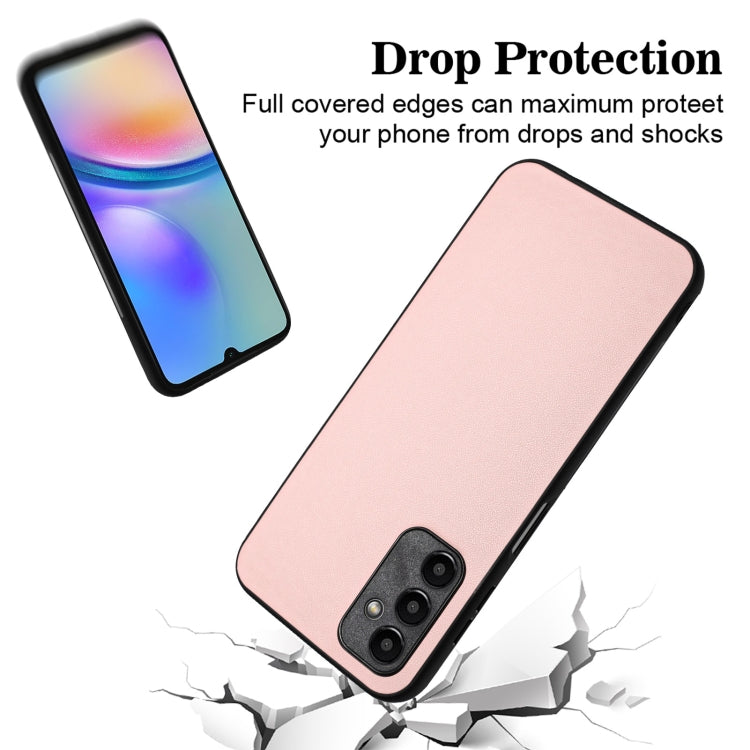 For Samsung Galaxy A05s 4G Global R20 Leather Pattern Phone Single Case