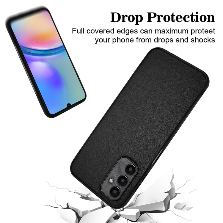 For Samsung Galaxy A05s 4G Global R20 Leather Pattern Phone Single Case