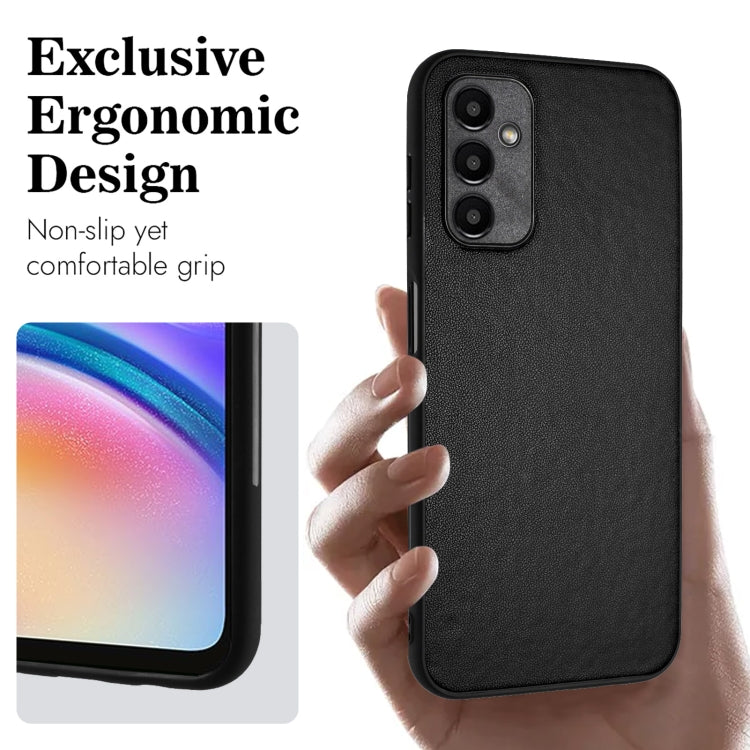 For Samsung Galaxy A05s 4G Global R20 Leather Pattern Phone Single Case