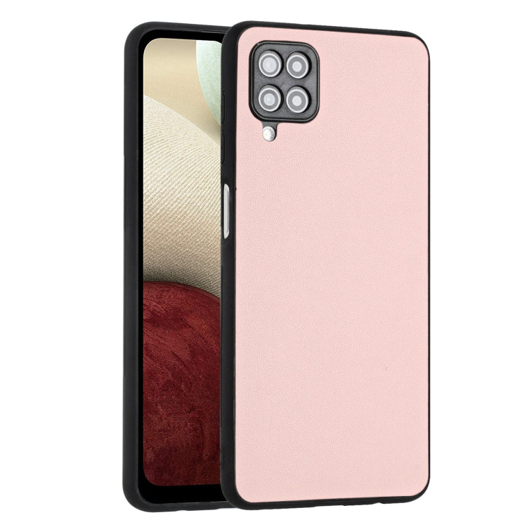 For Samsung Galaxy A12 R20 Leather Pattern Phone Single Case