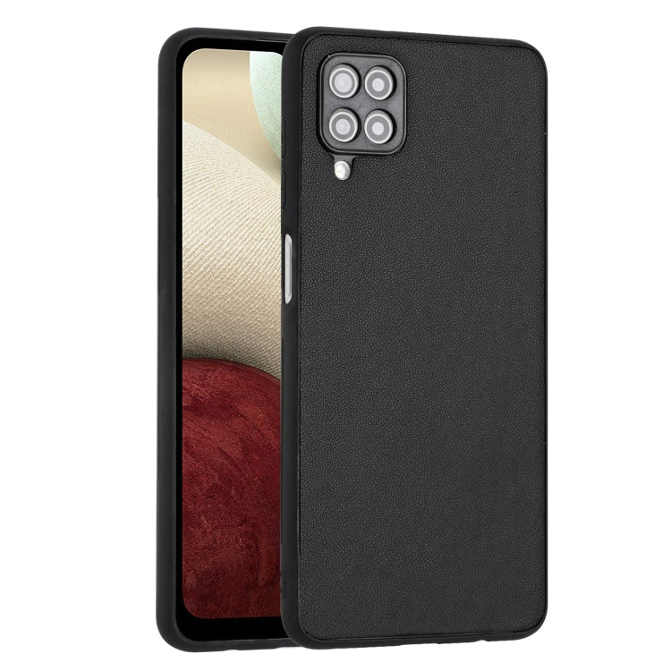 For Samsung Galaxy A12 R20 Leather Pattern Phone Single Case