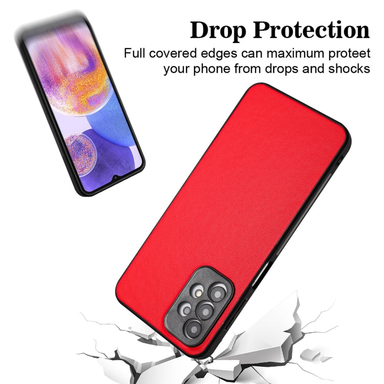For Samsung Galaxy A13 4G R20 Leather Pattern Phone Single Case