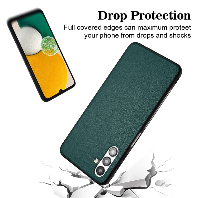 For Samsung Galaxy A13 5G/A04s R20 Leather Pattern Phone Single Case