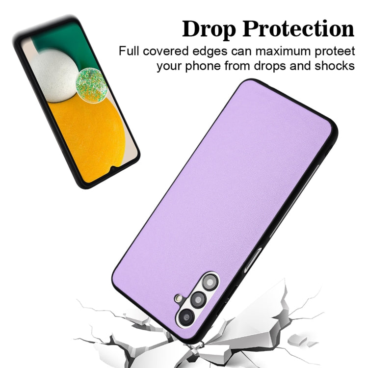 For Samsung Galaxy A13 5G/A04s R20 Leather Pattern Phone Single Case