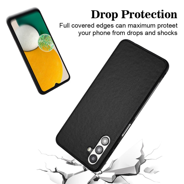 For Samsung Galaxy A13 5G/A04s R20 Leather Pattern Phone Single Case