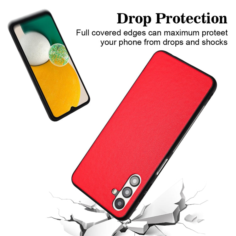 For Samsung Galaxy A13 5G/A04s R20 Leather Pattern Phone Single Case