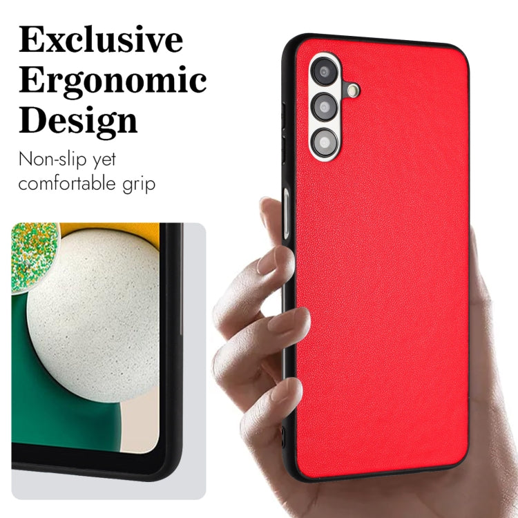 For Samsung Galaxy A13 5G/A04s R20 Leather Pattern Phone Single Case