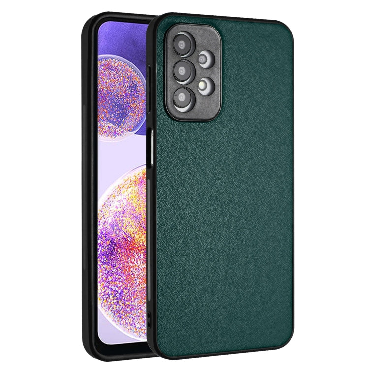 For Samsung Galaxy A23 165.4mm R20 Leather Pattern Phone Single Case