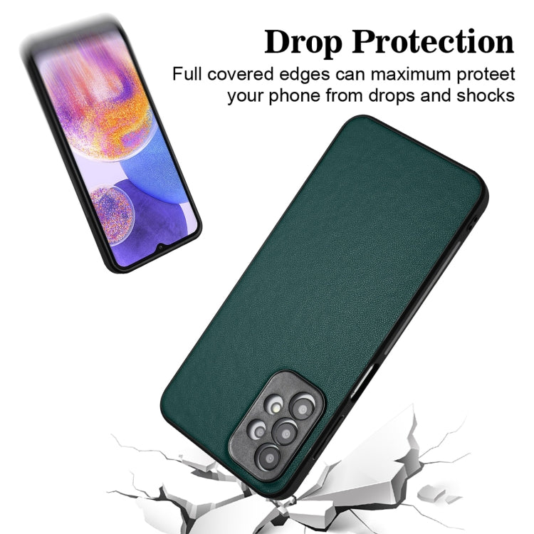 For Samsung Galaxy A23 165.4mm R20 Leather Pattern Phone Single Case