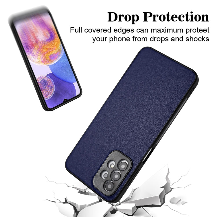 For Samsung Galaxy A23 165.4mm R20 Leather Pattern Phone Single Case