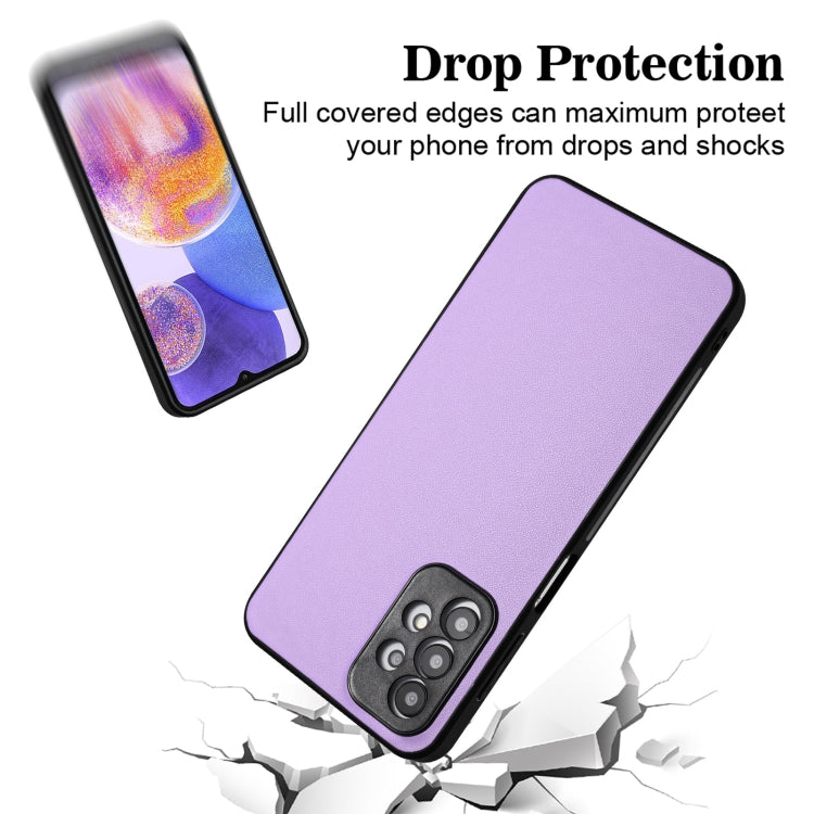 For Samsung Galaxy A23 165.4mm R20 Leather Pattern Phone Single Case
