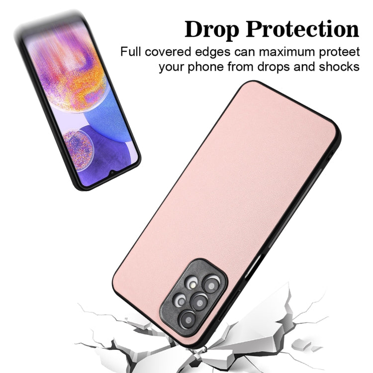 For Samsung Galaxy A23 165.4mm R20 Leather Pattern Phone Single Case