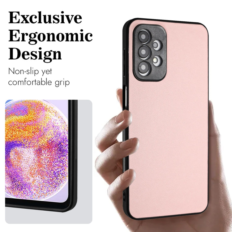 For Samsung Galaxy A23 165.4mm R20 Leather Pattern Phone Single Case