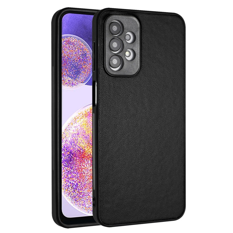 For Samsung Galaxy A23 165.4mm R20 Leather Pattern Phone Single Case