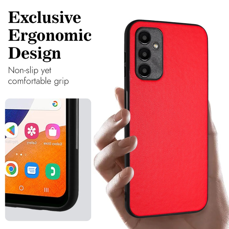 For Samsung Galaxy A24 4G R20 Leather Pattern Phone Single Case