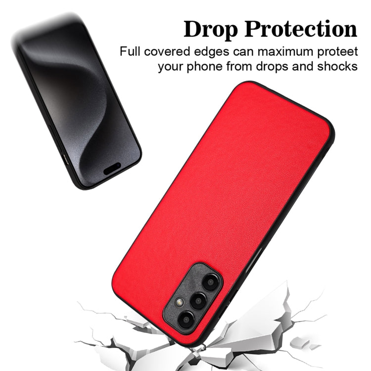 For Samsung Galaxy A25 5G Global R20 Leather Pattern Phone Single Case