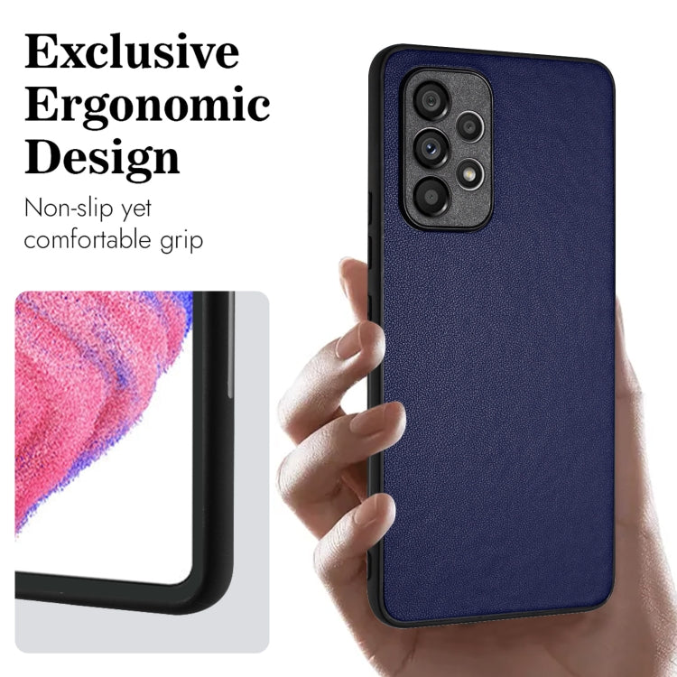 For Samsung Galaxy A52 5G R20 Leather Pattern Phone Single Case