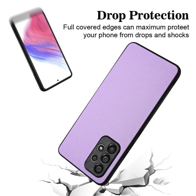For Samsung Galaxy A52 5G R20 Leather Pattern Phone Single Case